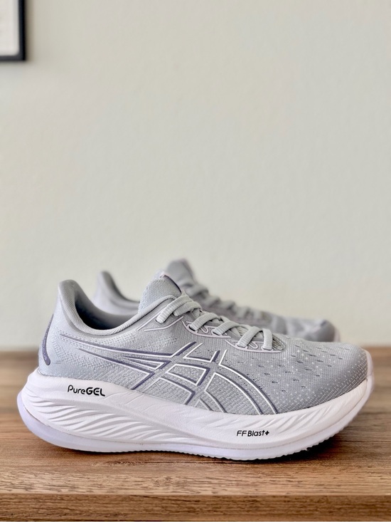 Asics Shoes - Asics Women's Light Gray and White Running Shoes